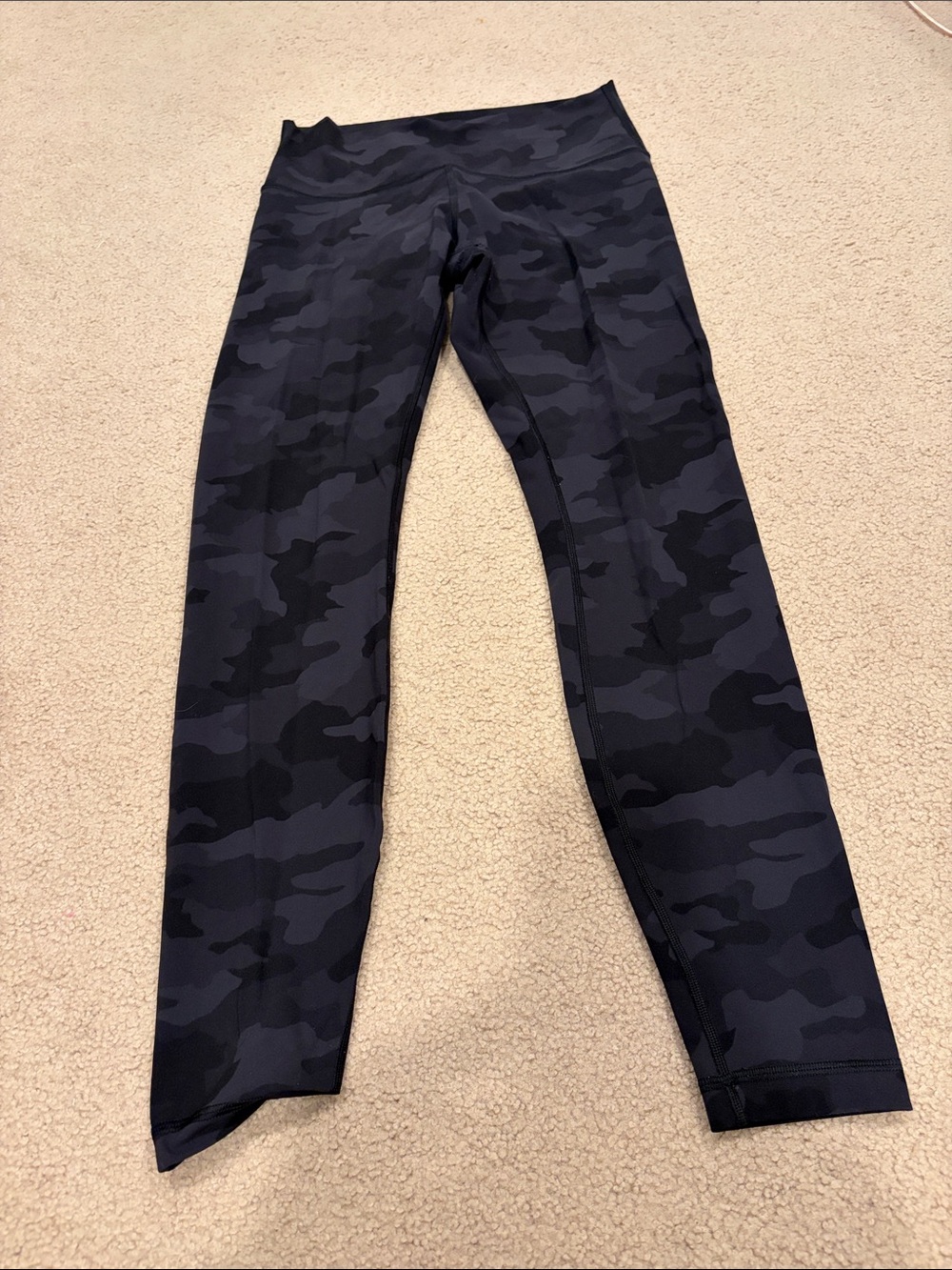 lululemon athletica Black & Dark Gray Camo Leggings
